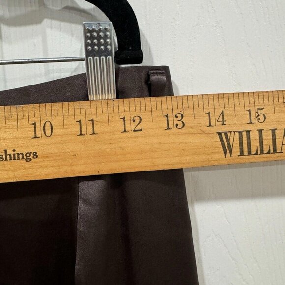 Babaton Pants Womens 2 High Rise Refined Cargo‎ Satin Coffee Brown - Picture 7 of 12